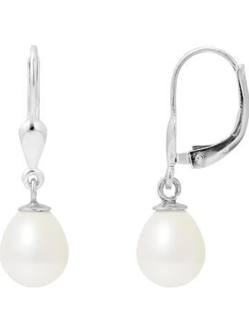 Pearline Weißgold-Ohrringe mit Süßwasserzuchtperlen