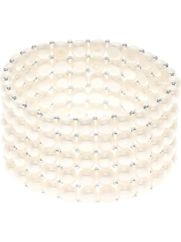 Pearline Perlen-Armband in Weiß