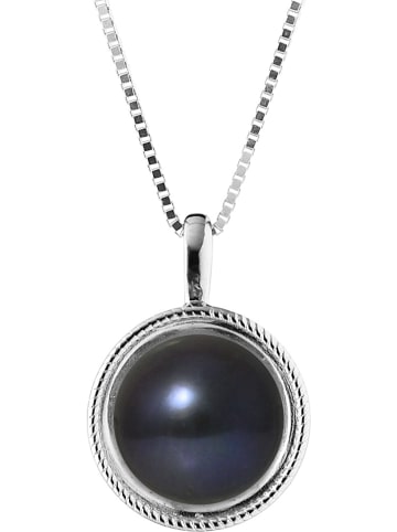 Pearline Srebrny naszyjnik z zawieszką - dł. 42 cm