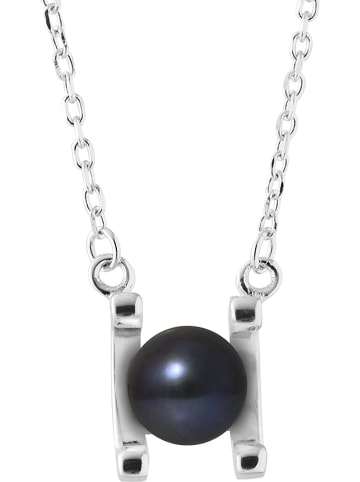 Pearline Silber-Halskette mit Süßwasserzuchtperle in Tahiti - (L)42 cm