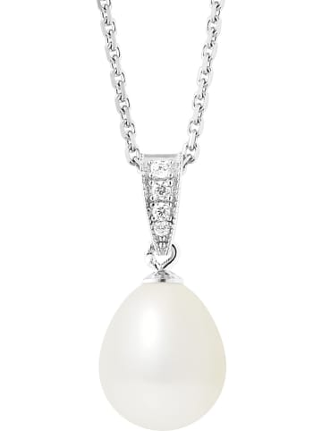 Pearline Srebrny naszyjnik z perłą - dł. 42 cm