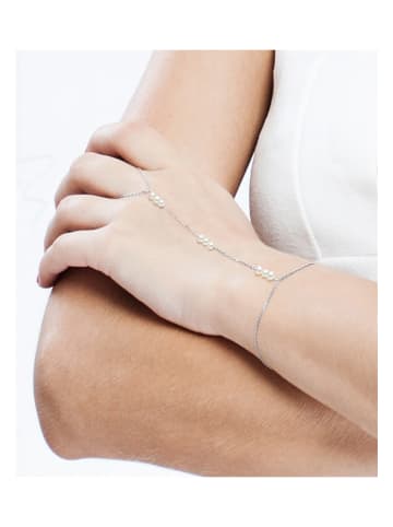 Pearline Silber-Armkette mit Perlen