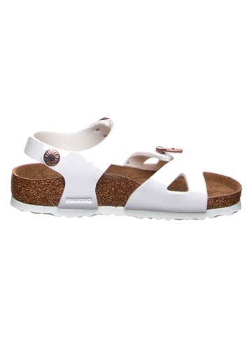 Birkenstock Sandalen "Rio" in Weiß - Weite S