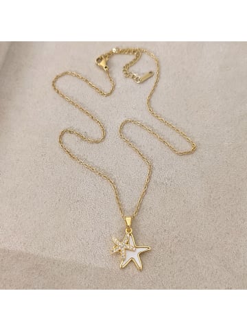 Nakkash Vergulde ketting met hanger - (L)42 cm