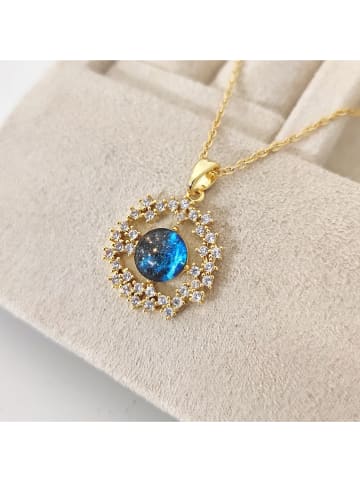 Nakkash Pozłacany naszyjnik z zawieszką - dł. 42 cm