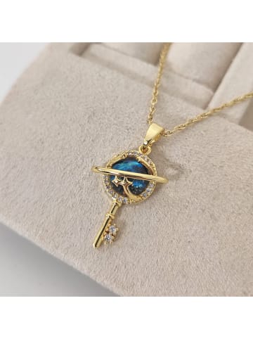 Nakkash Pozłacany naszyjnik z zawieszką - dł. 42 cm