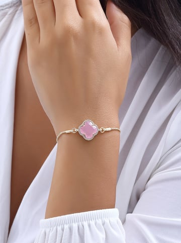 Nakkash Vergold. Armband mit Zirkonia und Katzenaugen-Edelstein