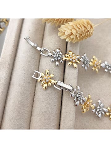 Nakkash Vergulde armband met edelstenen