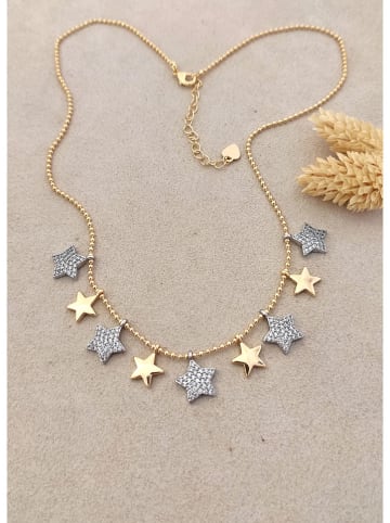 Nakkash Vergold. Halskette mit Schmuckelementen - (L)42 cm