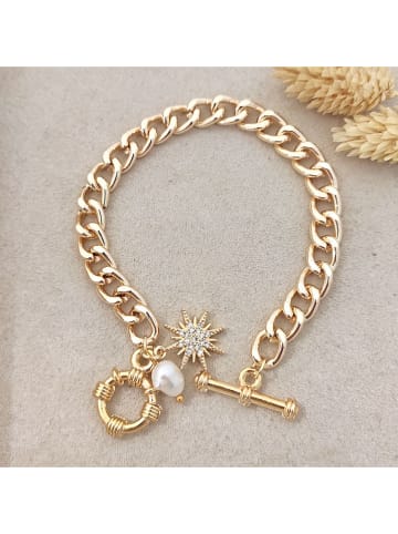 Nakkash Vergulde armband met edelstenen