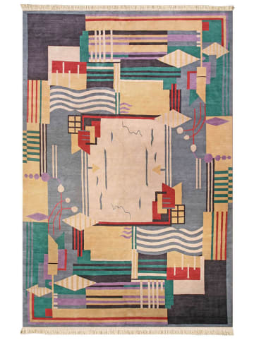 Conceptum Hypnose Dywan bawełniany "127" w kolorze beżowym ze wzorem