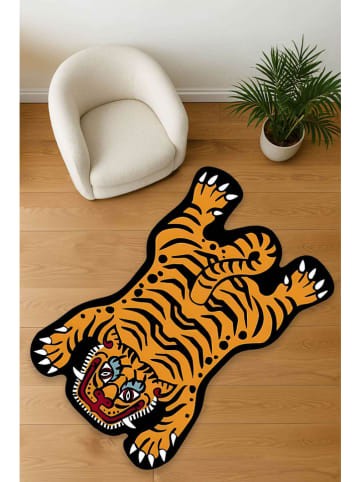 Conceptum Hypnose Dywan bawełniany "193" w kolorze pomarańczowym