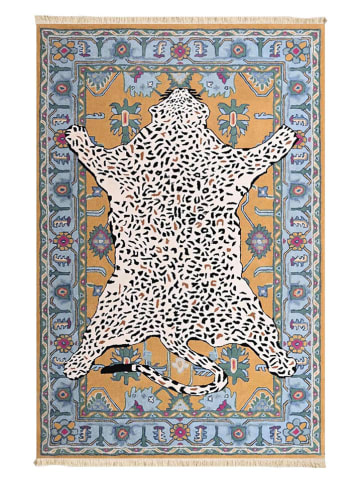 Conceptum Hypnose Katoenen tapijt ''243'' beige/lichtblauw