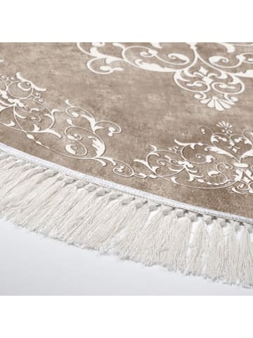 Mioli Laagpolig tapijt lichtbruin