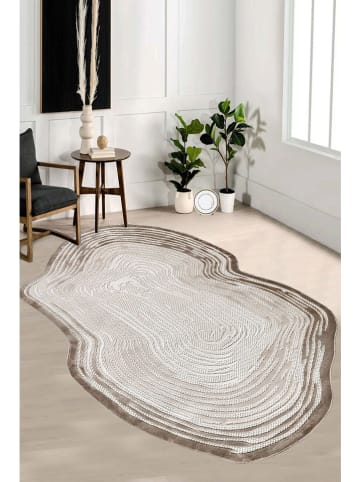 Conceptum Hypnose Kurzflor-Teppich ''Amorf - Ar001'' in Beige/ Hellbraun