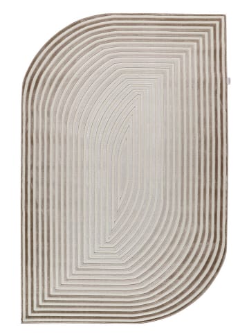 Conceptum Hypnose Laagpolig tapijt "Amorf - Ar004'' beige/lichtbruin