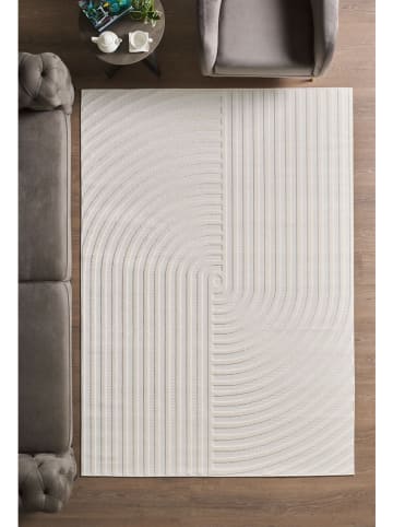 Conceptum Hypnose Kurzflor-Teppich ''Doha 1658'' in Creme