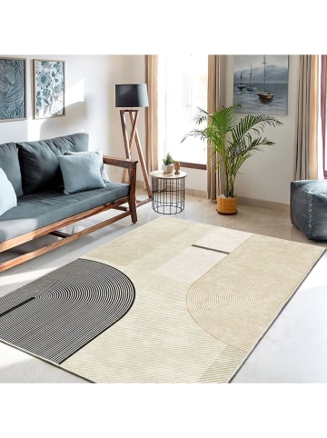Conceptum Hypnose Kurzflor-Teppich ''Infkece12'' in Creme/ Beige/ Grau