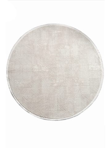 Mioli Kurzflor-Teppich in Creme