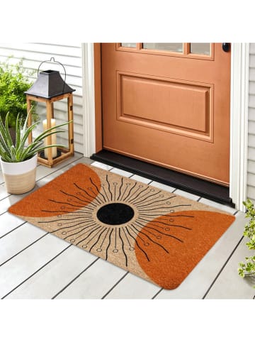 Conceptum Hypnose Deurmat beige/oranje