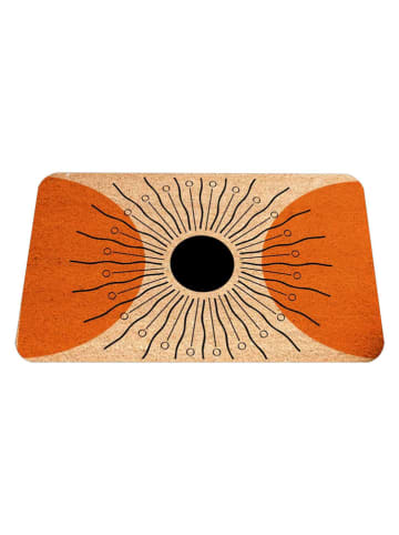 Conceptum Hypnose Wycieraczka w kolorze beżowo-pomarańczowym