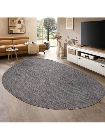 Conceptum Hypnose Kurzflor-Teppich "Tema" in Grau