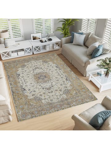 Mioli Kurzflor-Teppich in Beige