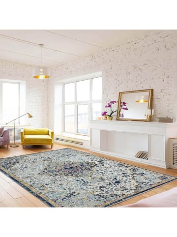 Conceptum Hypnose Baumwoll-Teppich ''Woopamuk169'' in Beige/ Bunt