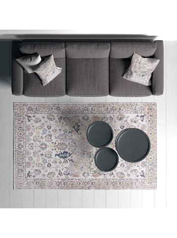 Conceptum Hypnose Baumwoll-Teppich ''Woopamuk340'' in Beige/ Bunt