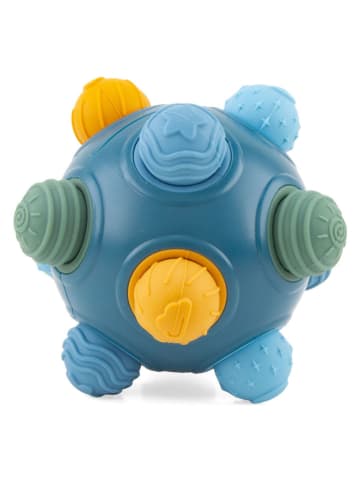 Ulysse Silikonowy gryzak w kolorze niebieskim - Ø 10 cm - 10 m+