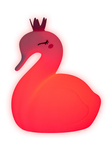 Ulysse Lampka nocna "Swan" z funkcją zmiany kolorów - wys. 17 cm - 12 m+