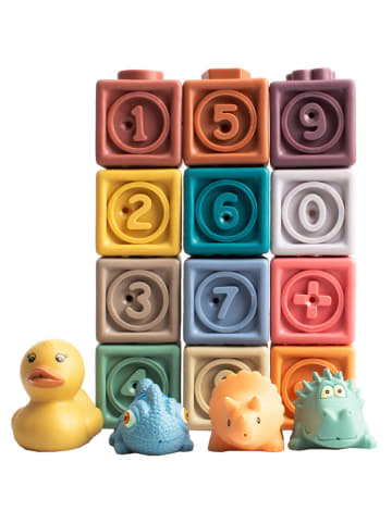 Magni 16tlg. Bausteine mit Tiere - ab 6 Monaten