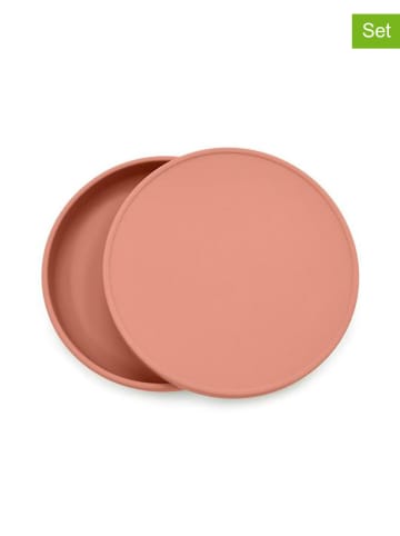 Magni Teller mit Deckel in Pink - Ø18 cm