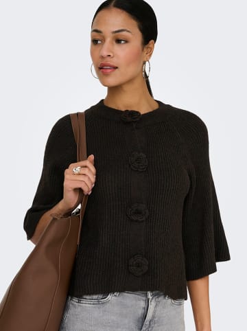 JDY Kardigan w kolorze brązowym