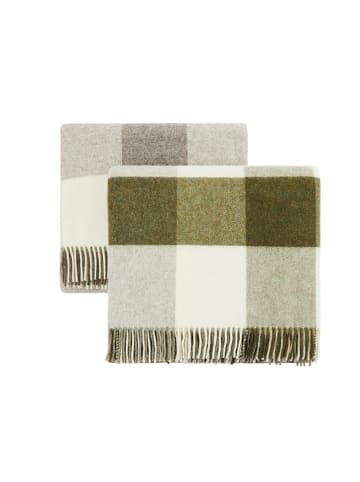 Lanerossi Koc w kolorze oliwkowo-kremowym - 260 x 260 cm