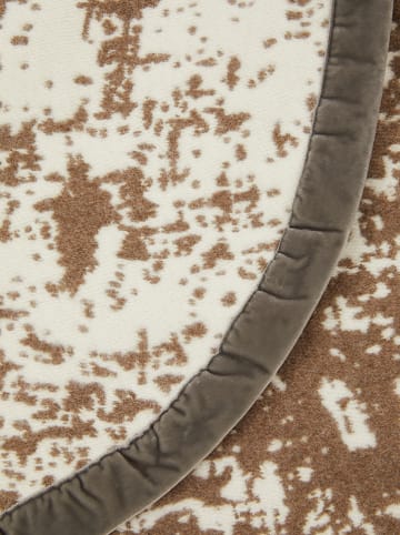 Lanerossi Wollen deken "Camouflage" bruin/beige - (L)250 x (B)220 cm