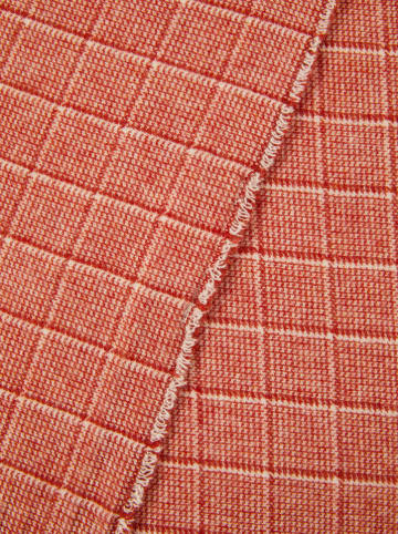 Lanerossi Wollen deken "Pisa" oranje - (L)180 x (B)130 cm