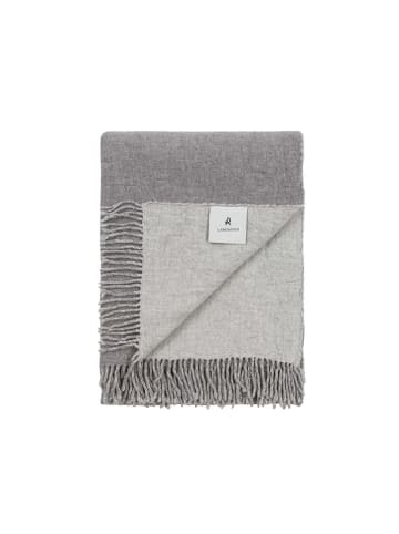 Lanerossi Wohndecke in Grau/ Anthrazit - (L)180 x (B)130 cm
