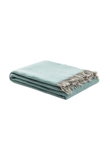 Lanerossi Wohndecke in Türkis/ Grau - (L)180 x (B)130 cm