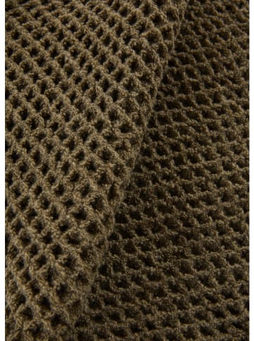 Lanerossi Wełniany koc "Maddalena" w kolorze khaki - 180 x 130 cm