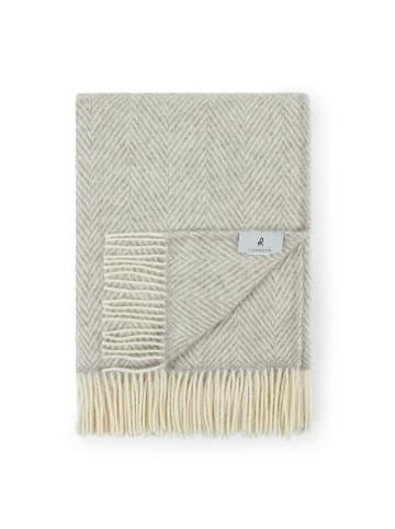 Lanerossi Wolldecke "Edinburgh" in Grau - (L)200 x (B)130 cm