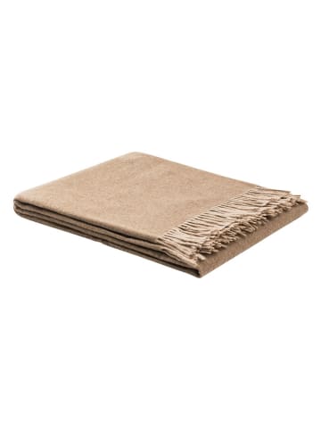 Lanerossi Wolldecke "Ulisse" in Hellbraun - (L)180 x (B)130 cm