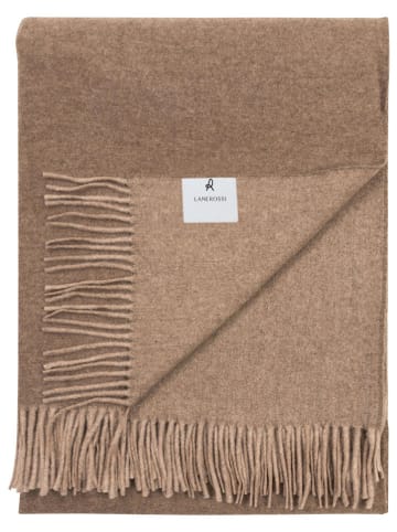 Lanerossi Wollen deken "Ulisse" lichtbruin - (L)180 x (B)130 cm