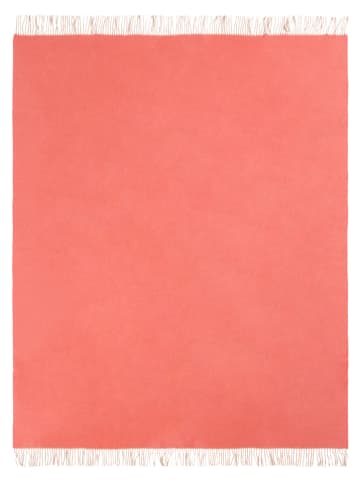 Lanerossi Wolldecke ''Ulisse'' in Lachs - (L)180 x (B)130 cm