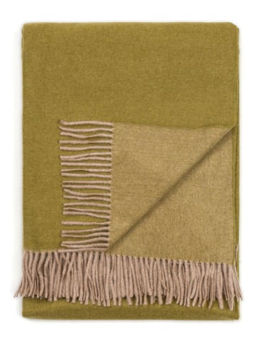 Lanerossi Wolldecke "Ulisse" in Oliv - (L)180 x (B)130 cm