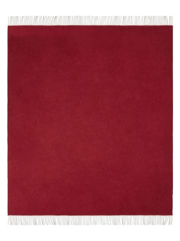 Lanerossi Wollen deken "Ulisse" bordeaux - (L)180 x (B)130 cm