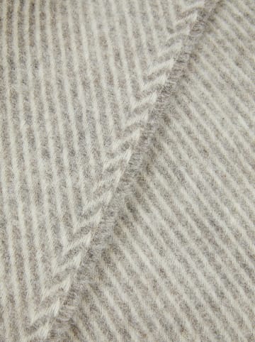 Lanerossi Wollen deken "Rombo" grijs - (L)170 x (B)130 cm