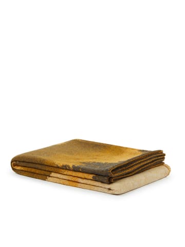 Lanerossi Plaid lichtbruin/geel - (L)190 x (B)130 cm