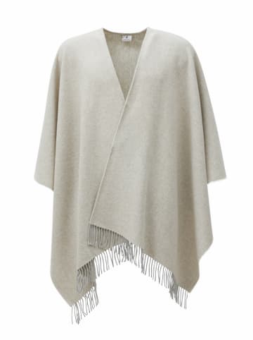 Lanerossi Wollponcho "Celine" in Beige - (L)130 x (B)180 cm
