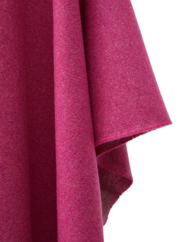Lanerossi Wollponcho "Celine" in Fuchsia - (L)130 x (B)180 cm